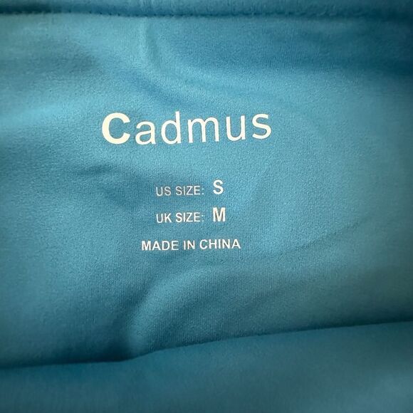 Cadmus ~ Turquoise Leggings ~ size Small ~ runs a little big ~ non see through - Picture 9 of 11
